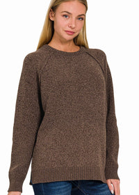 Chenille Raglan Sweater