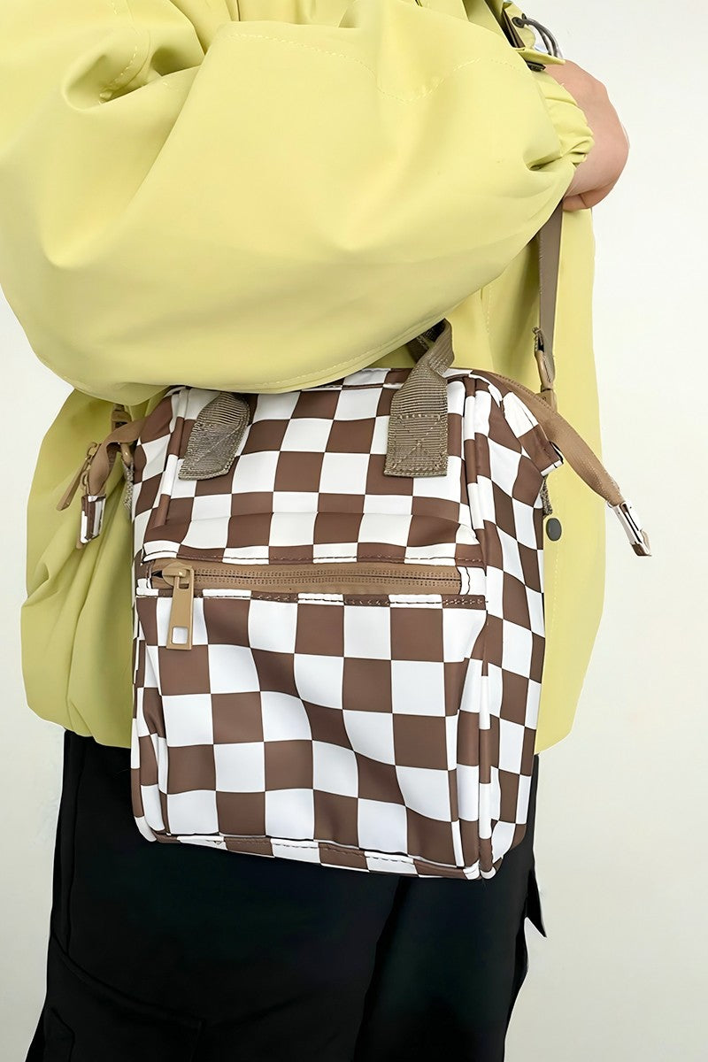 Retro Checker Bag