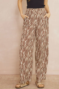Animal Print Pants