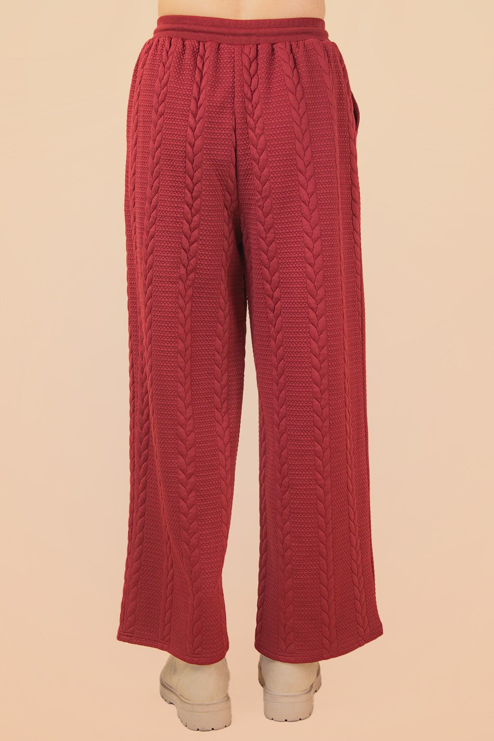 Cable Knit Sweatpants