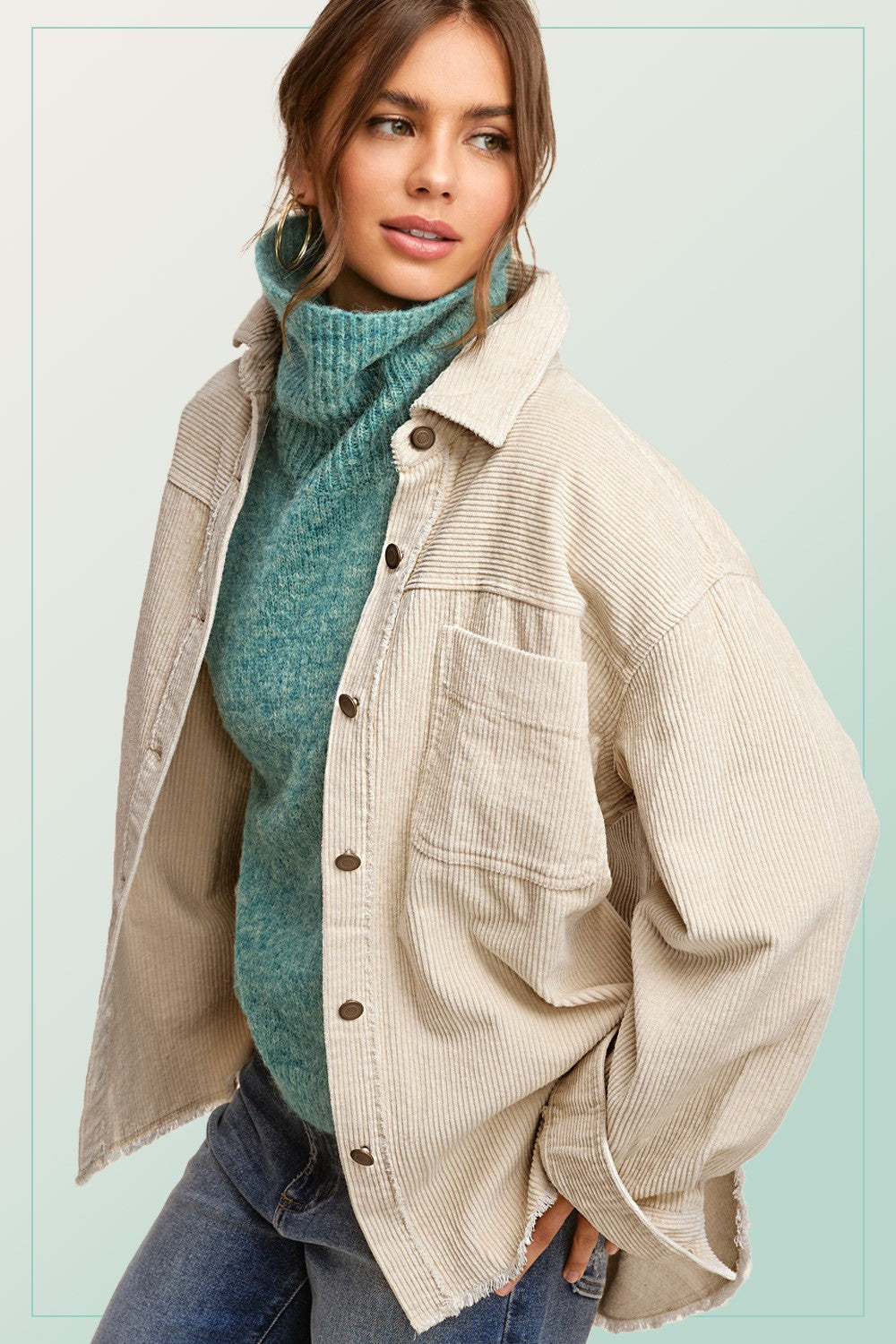 Washed Corduroy Jacket