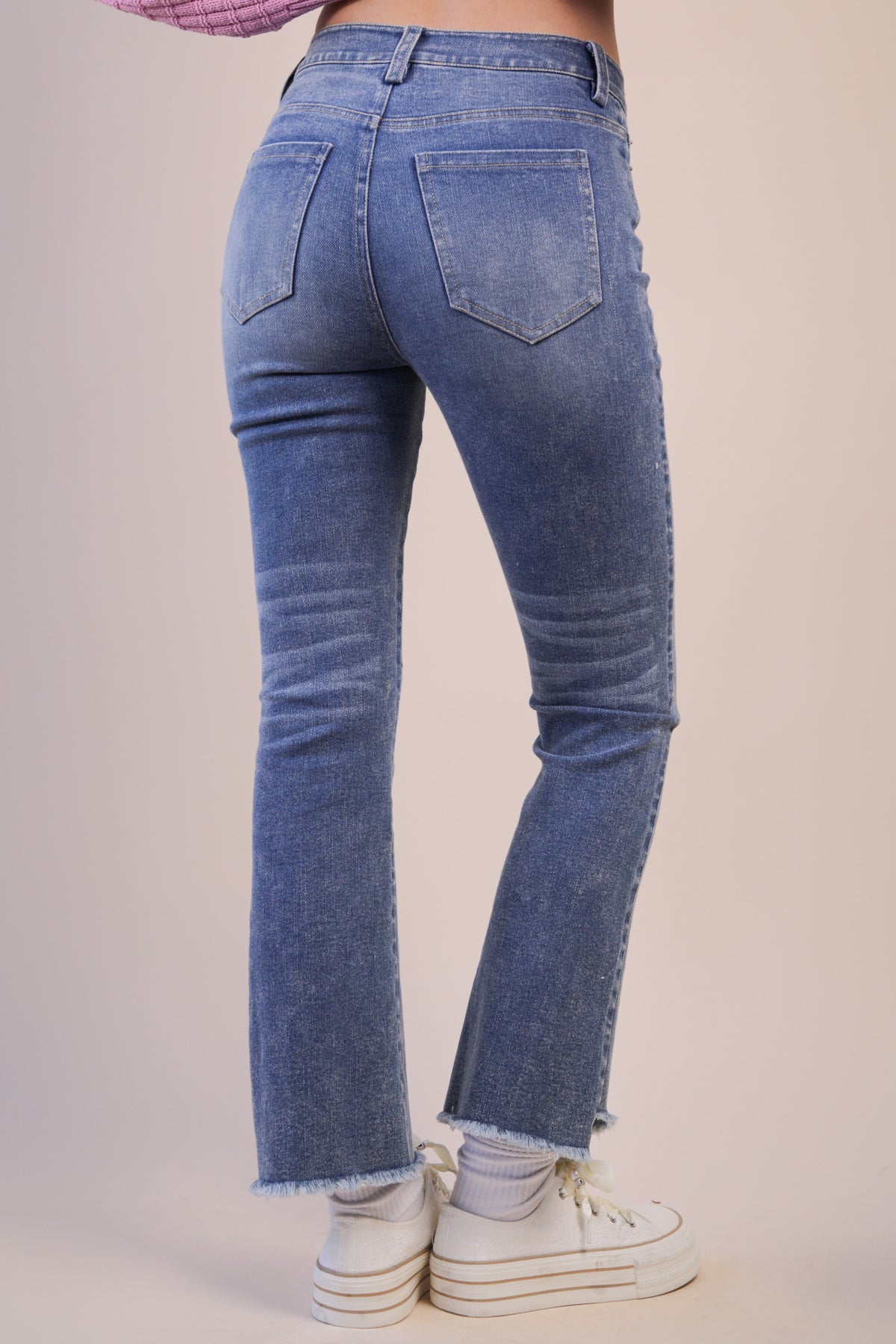Denim Bootcut Pants