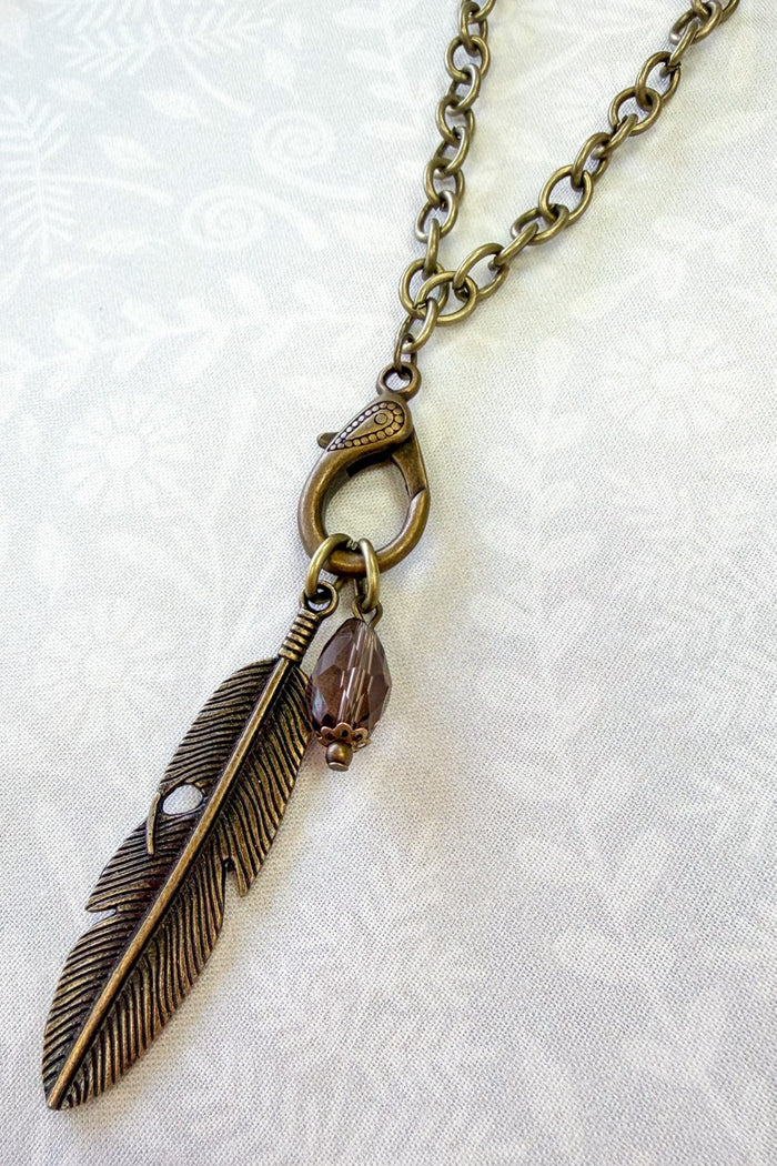 BOHO Feather Necklace