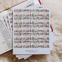 Rustic Floral Bible Tabs