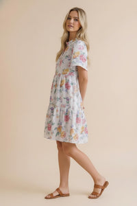 Floral Ivory Dress