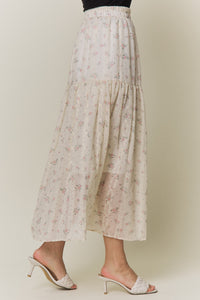 Floral Print Maxi Skirt