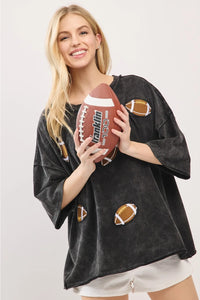 Vintage Patch Football Tee