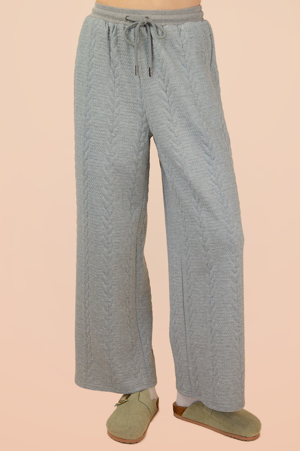 Cable Knit Sweatpants
