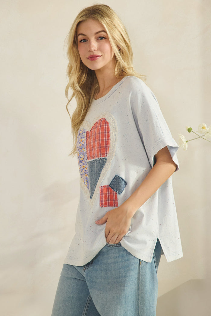 Quilted Heart Top
