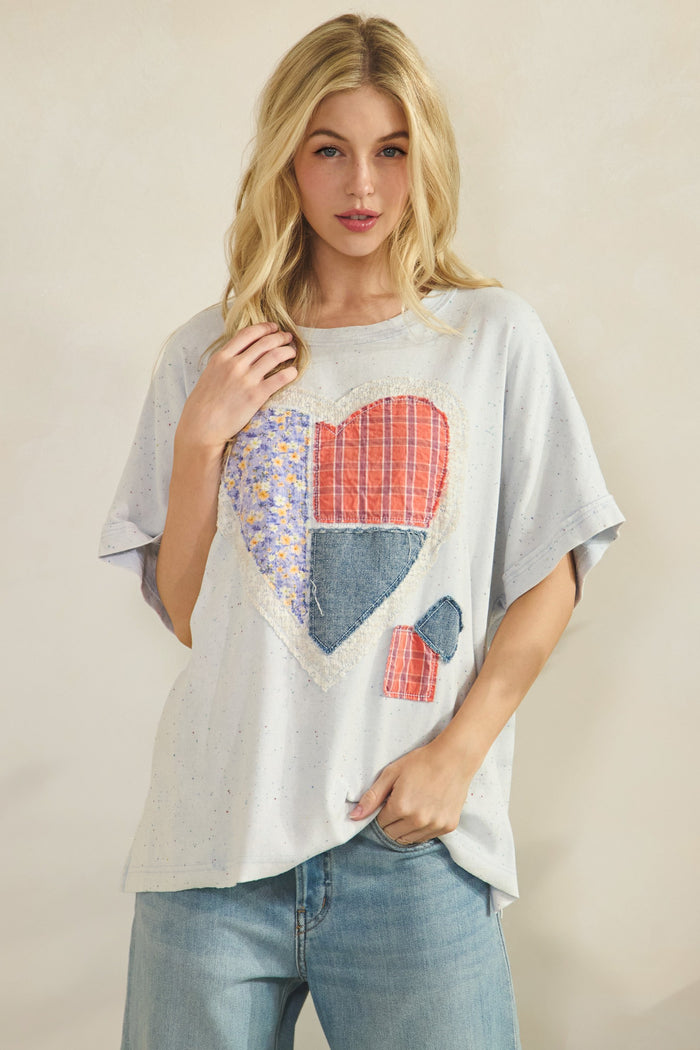 Quilted Heart Top