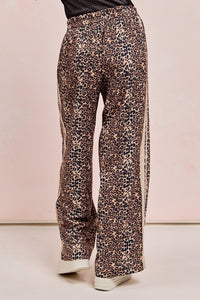 Retro Leo Print Pants