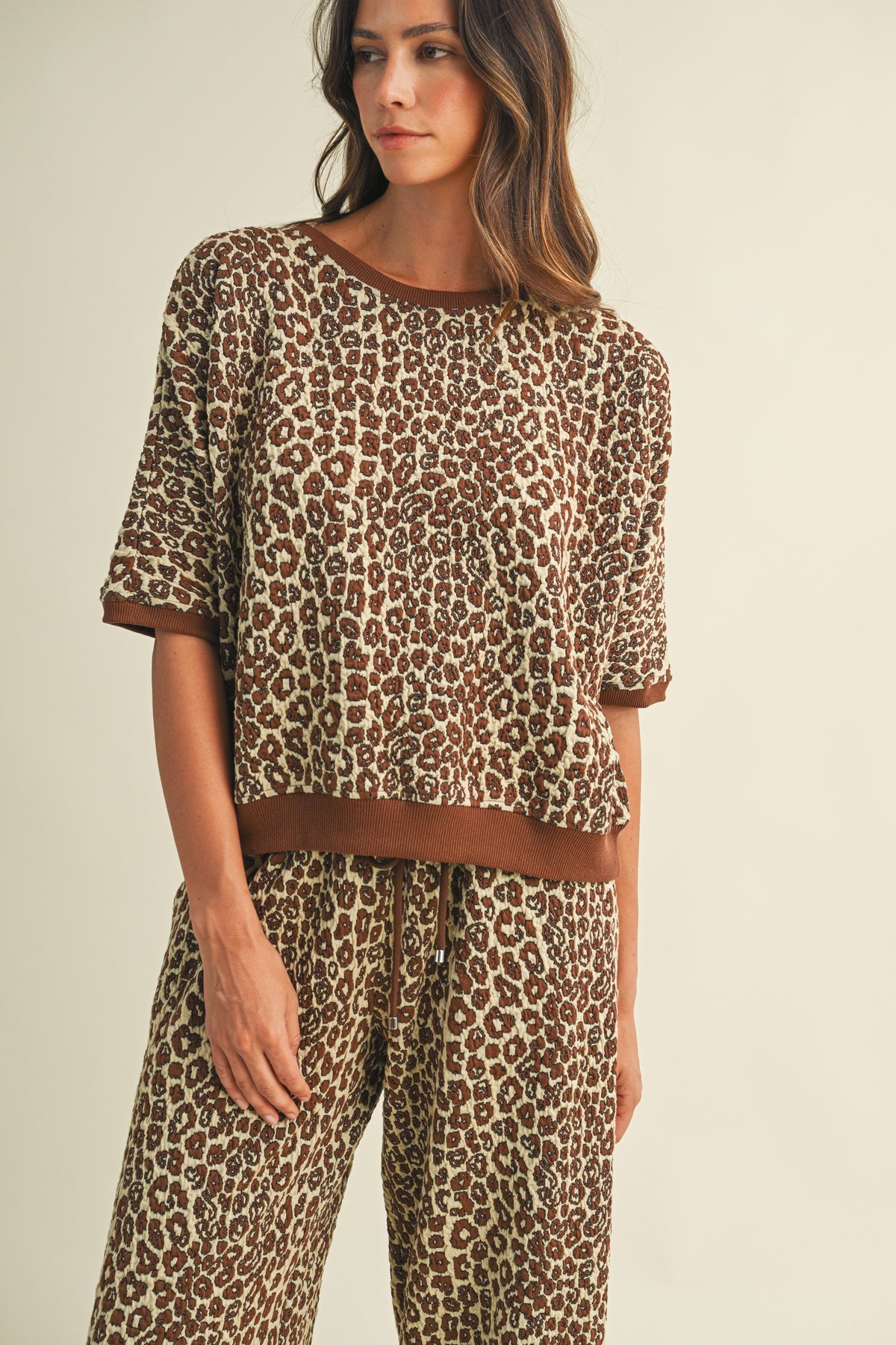 Leopard Textured Knit Set | SOLD SEPERATELY