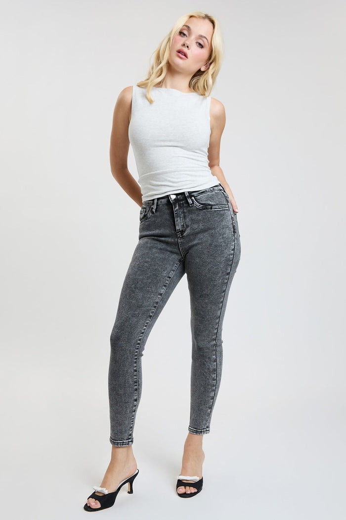 Luxe Acid Wash Skinny Jeans