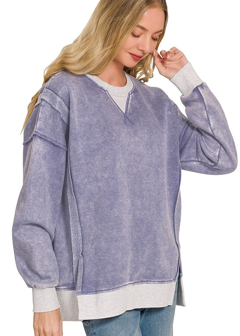 Acid Washed Pullover