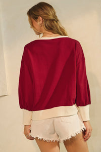 Embroidered Gameday Sweater