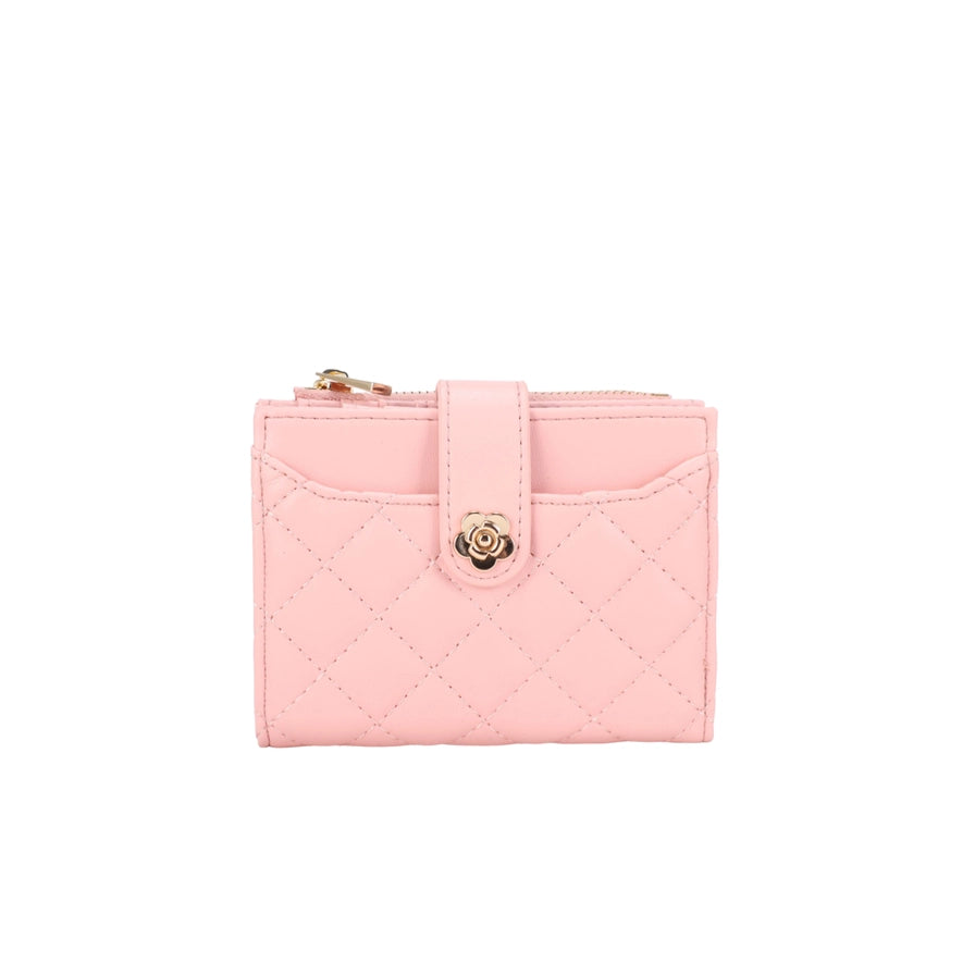 Mini Quilted Flower Wallet