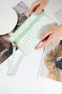 Daisy Wristlet Bag