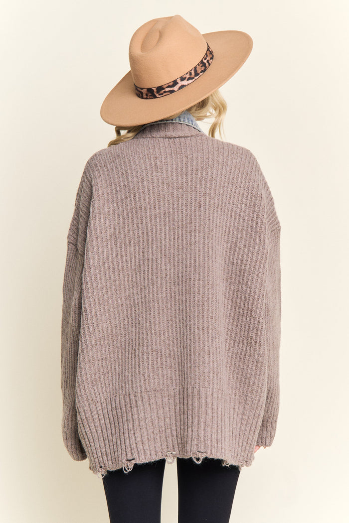 Distressed Cardigan
