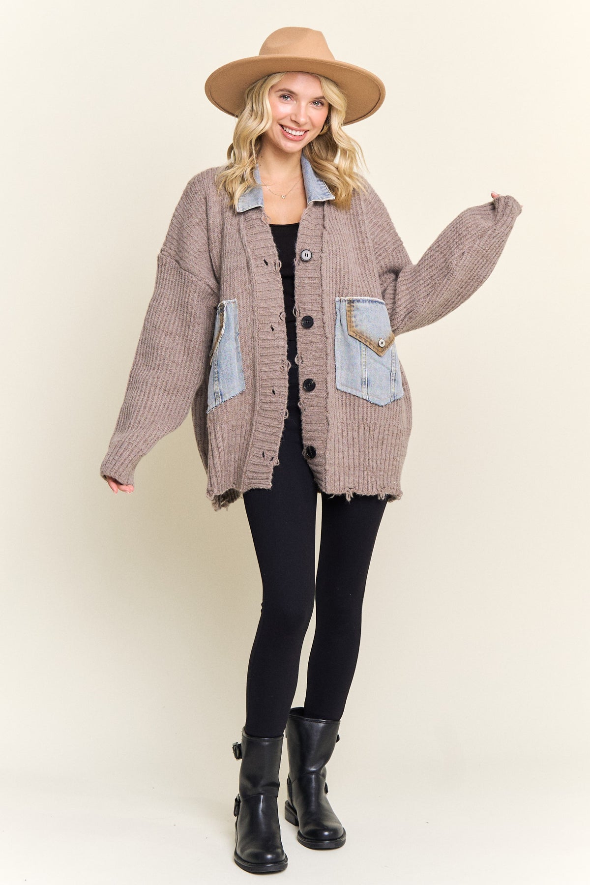 Distressed Cardigan
