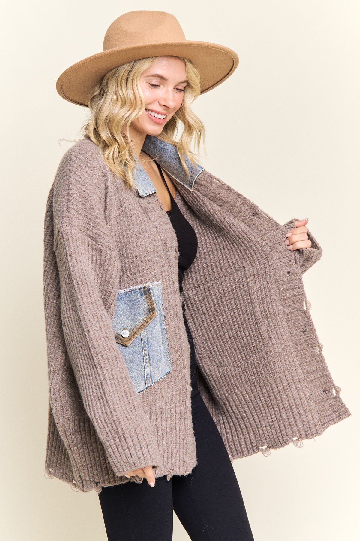 Distressed Cardigan