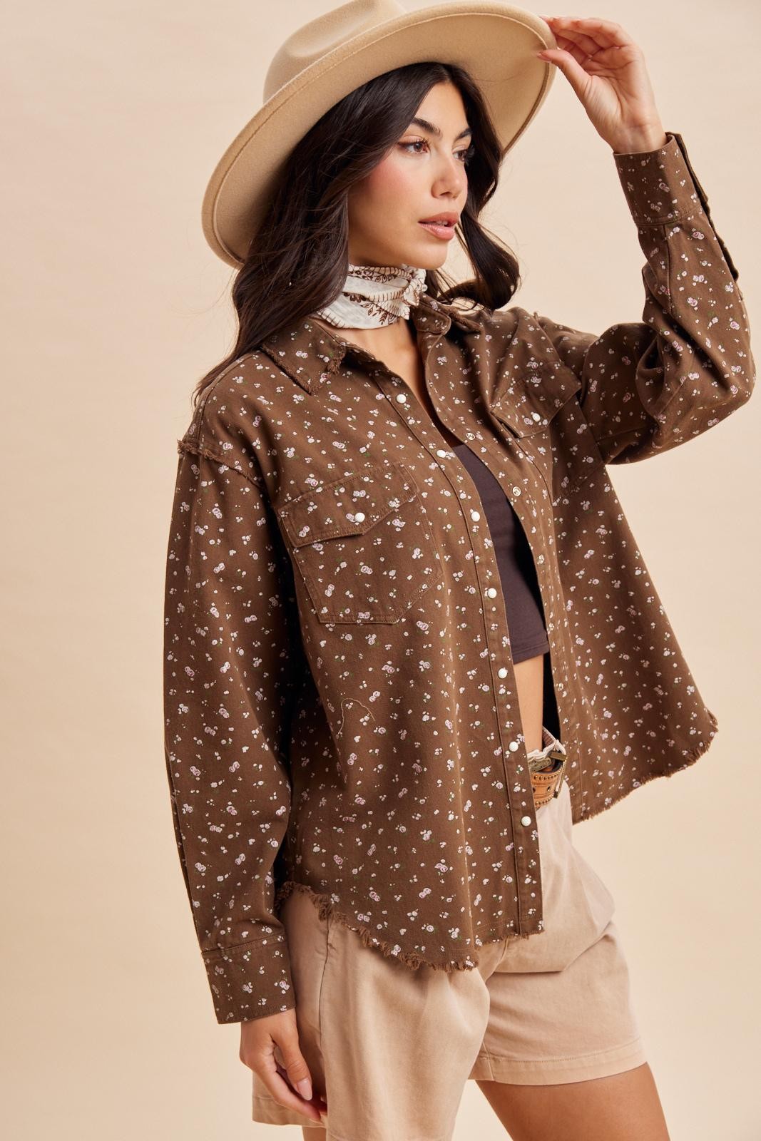 Ditsy Floral Shacket