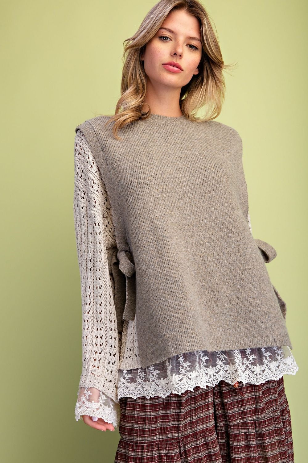 Sweater Vest Top