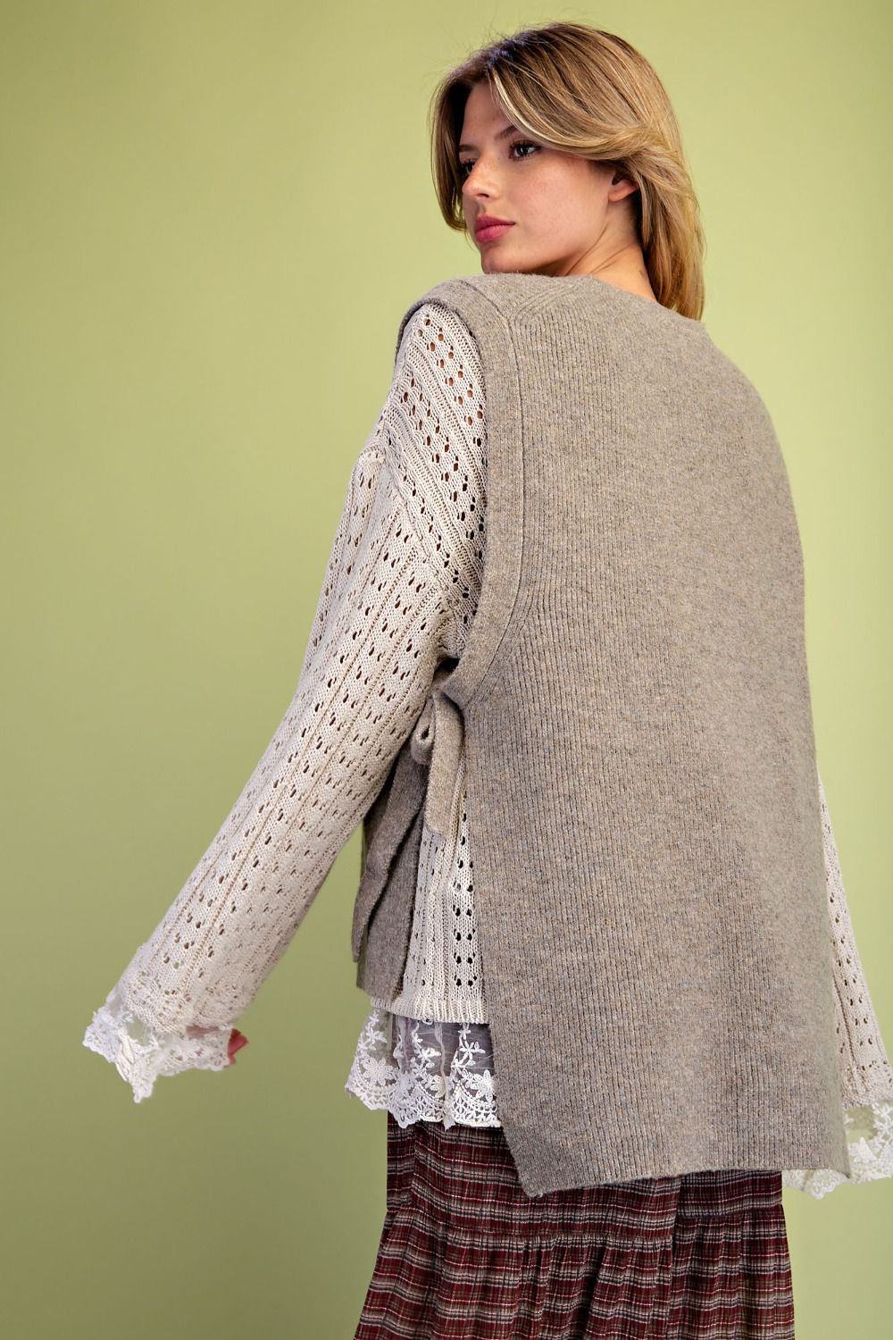 Sweater Vest Top