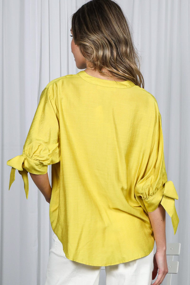 Bow Sleeve Blouse