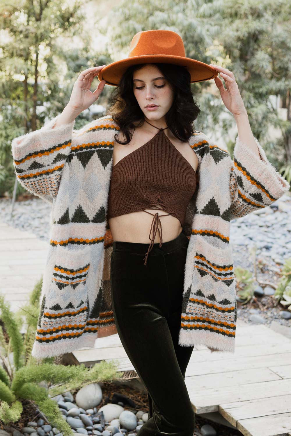 BOHO Fuzzy Cardigan