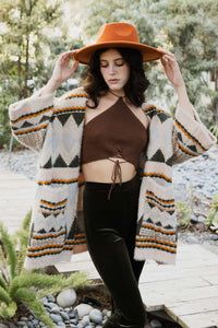 BOHO Fuzzy Cardigan