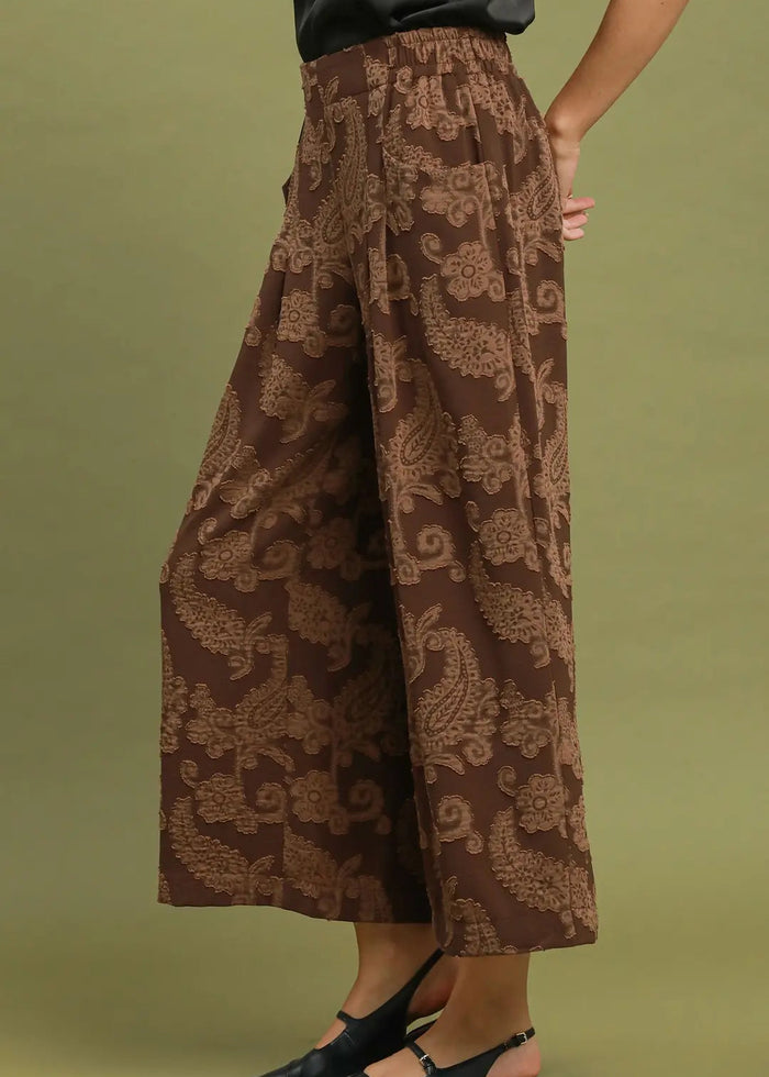 Paisley Wide Leg Pants