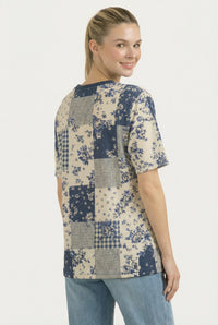 Patch Florals Top