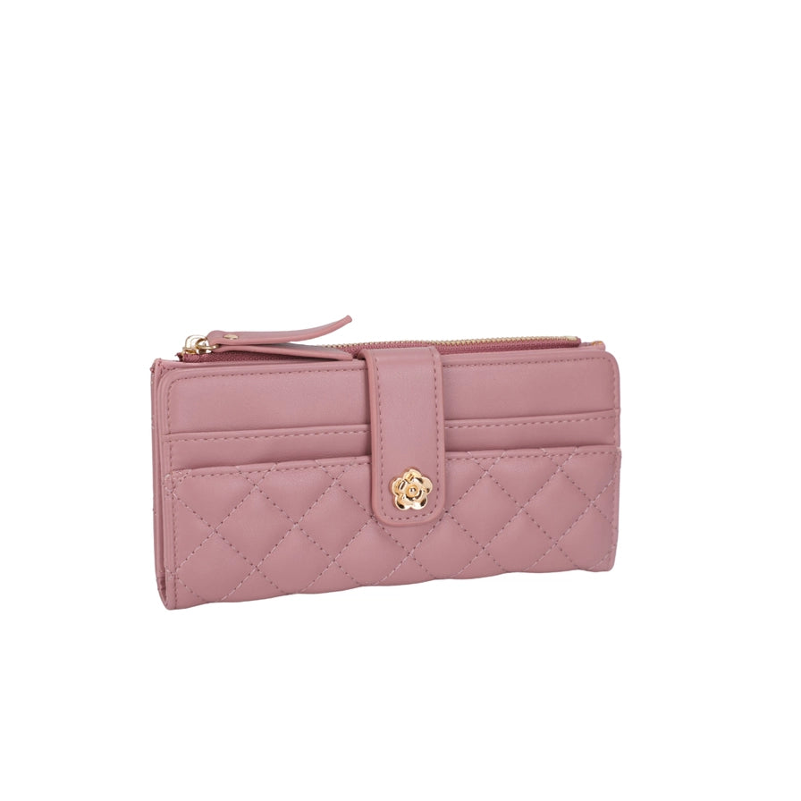 Quilted Flower Wallet