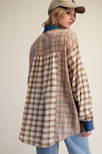 Mix Plaid Top