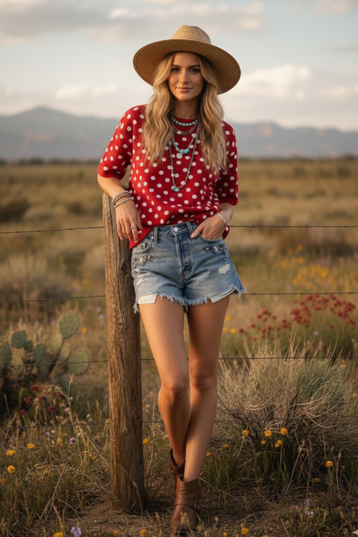 Timeless Polka Dot Top