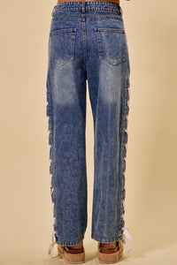 Ribbon Side Pants