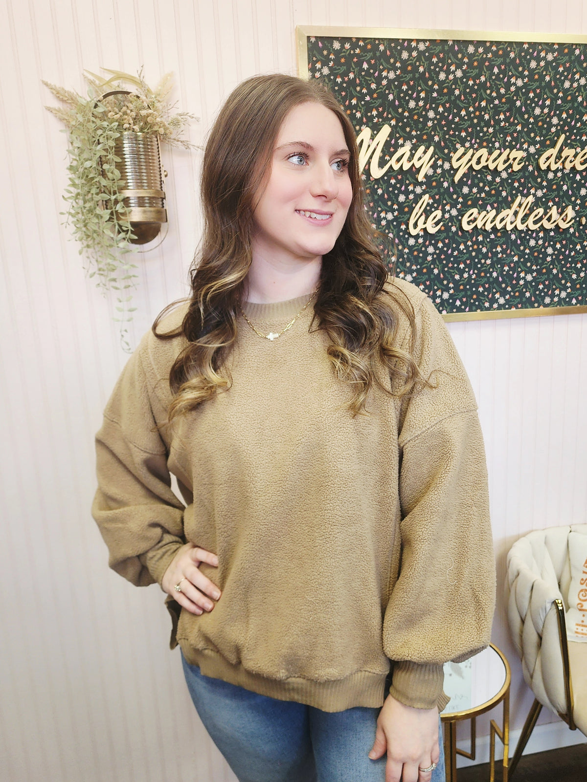 Fleece Knit Pullover