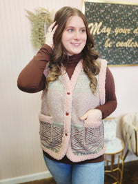 BOHO Printed Cozy Vest