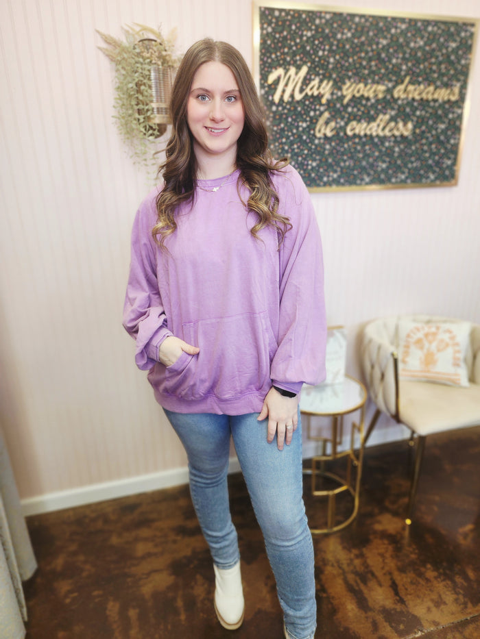 Mineral Washed Pullover