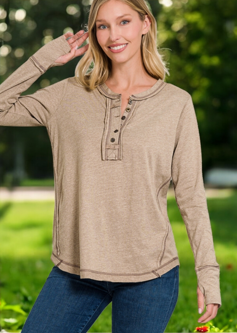 All Day Long Sleeve Top