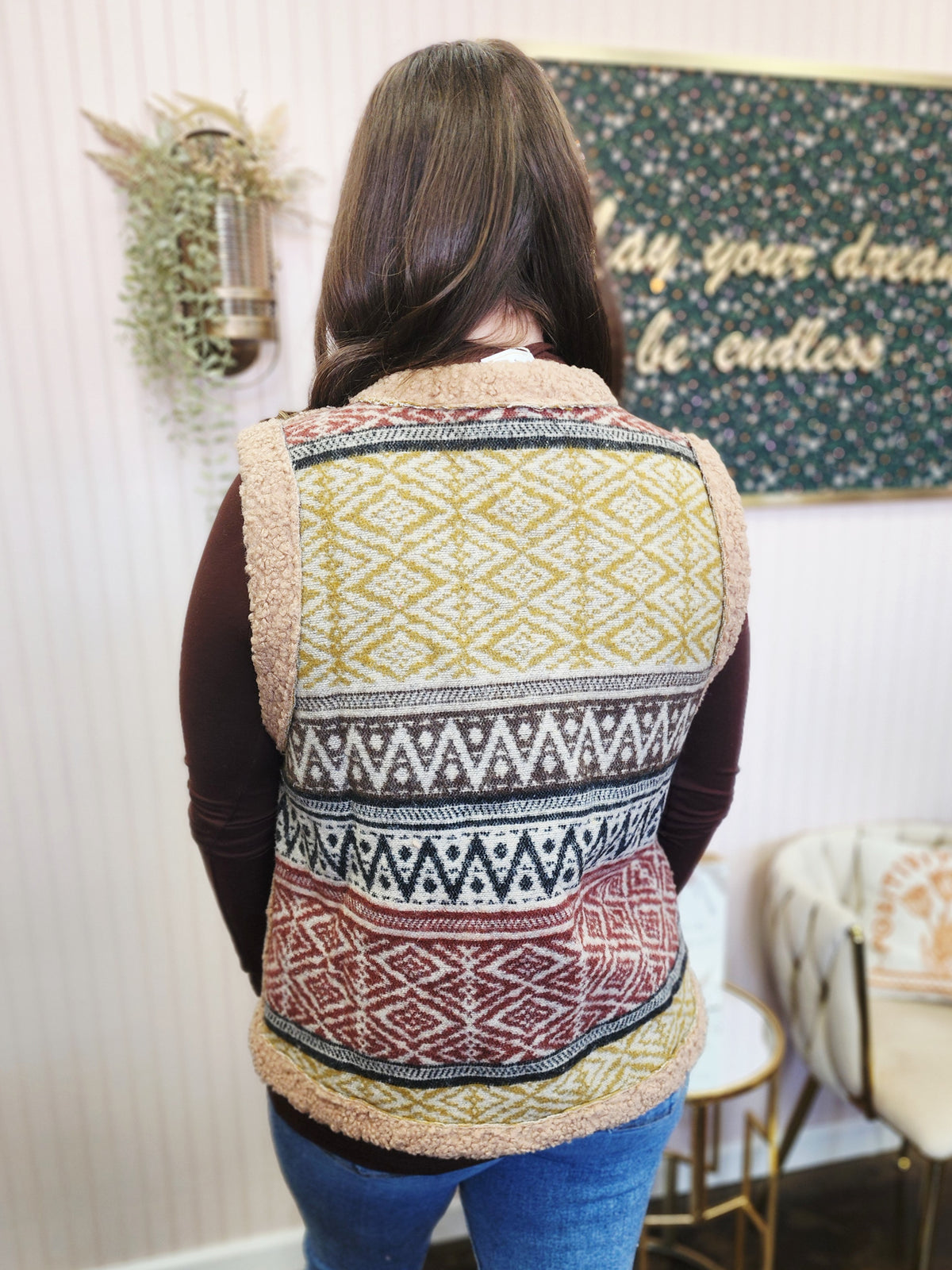 BOHO Printed Cozy Vest