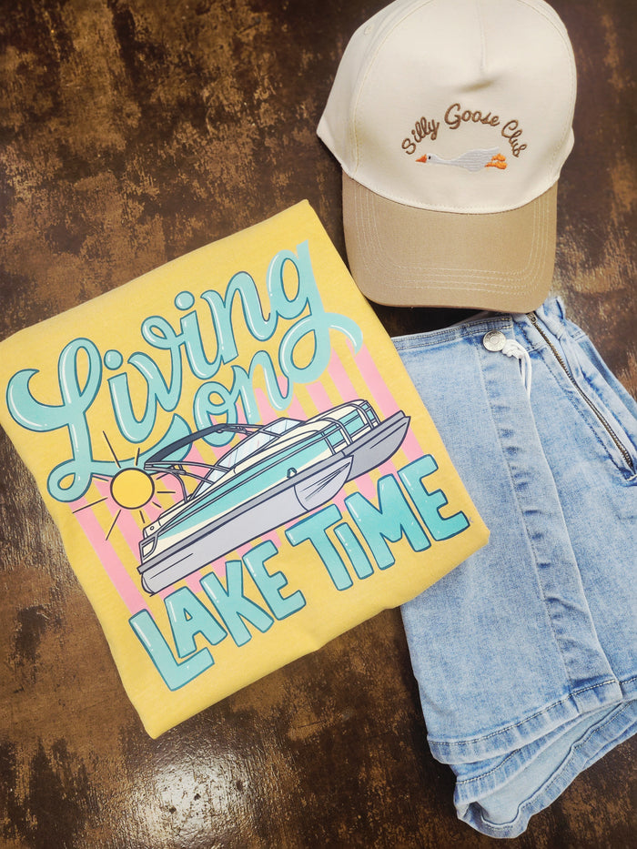 Living on Lake Time Tee