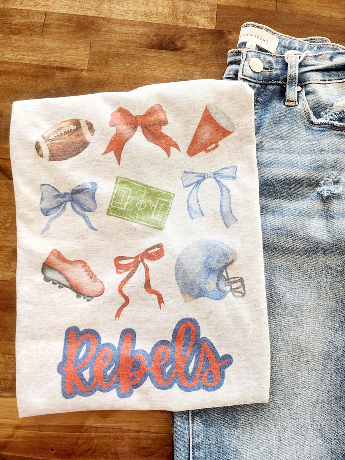 Rebels Football Tee