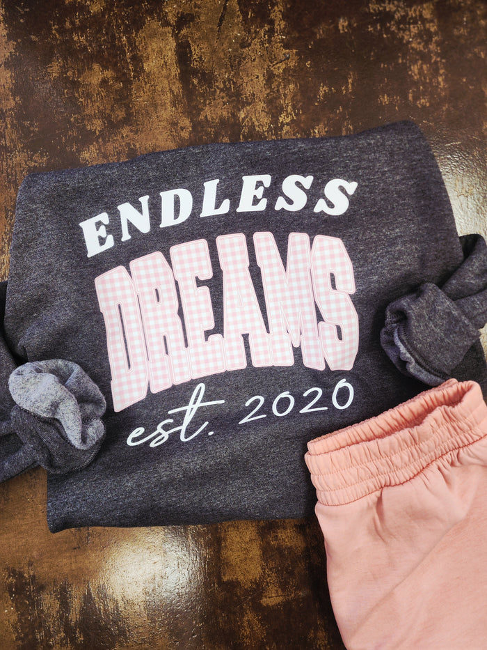 Endless Dreams Gingham Sweatshirt