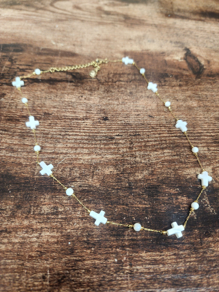 Pearl Clovers Necklace