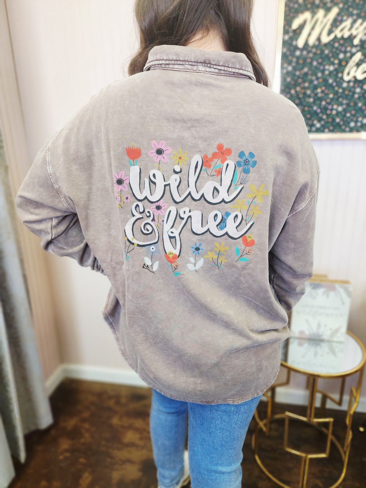 Button Down Terry Shacket