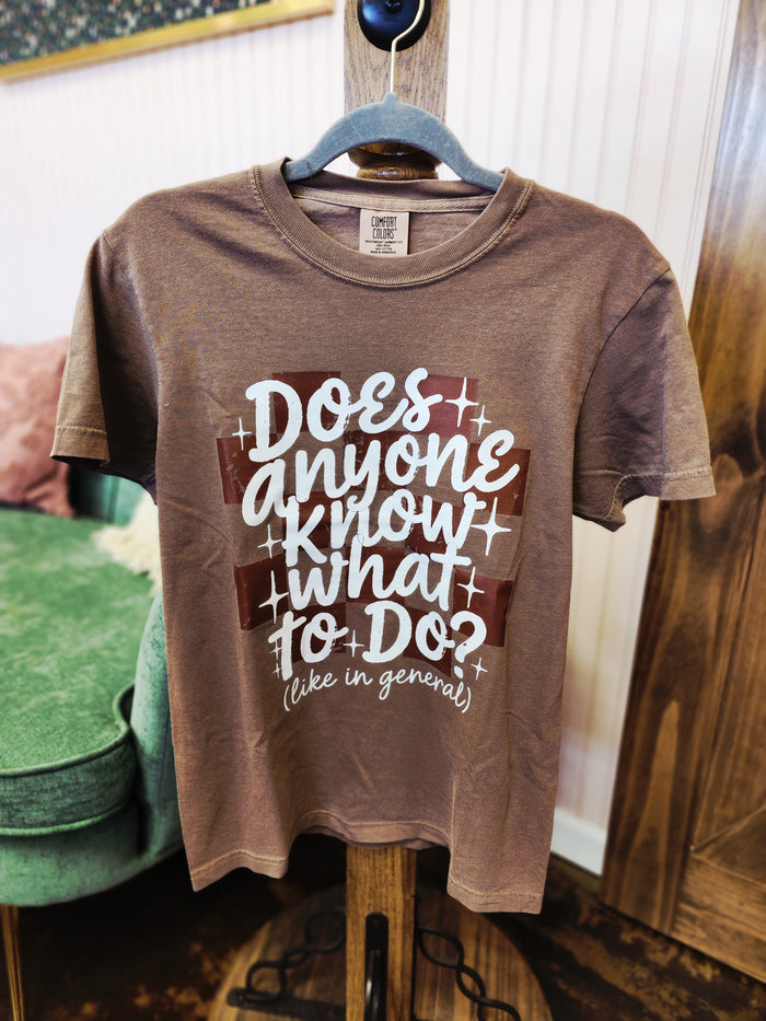 What to Do Graphic Tee