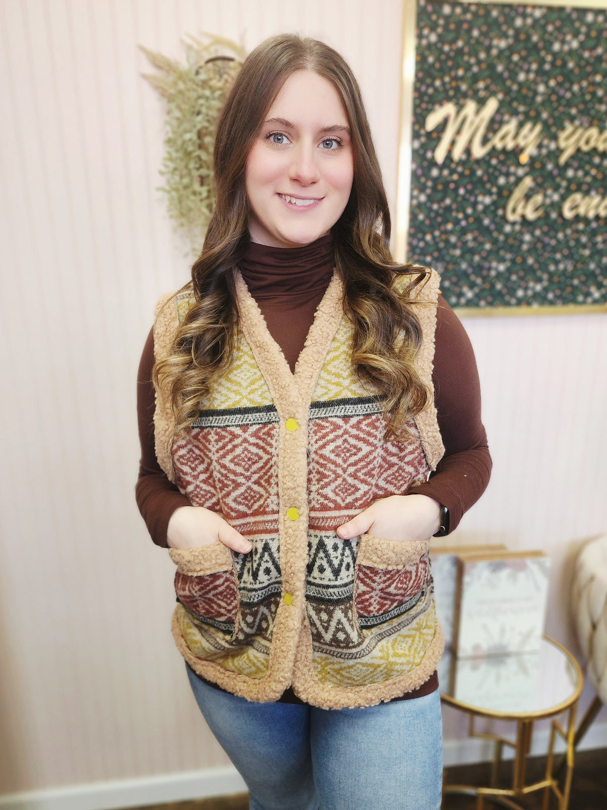 BOHO Printed Cozy Vest