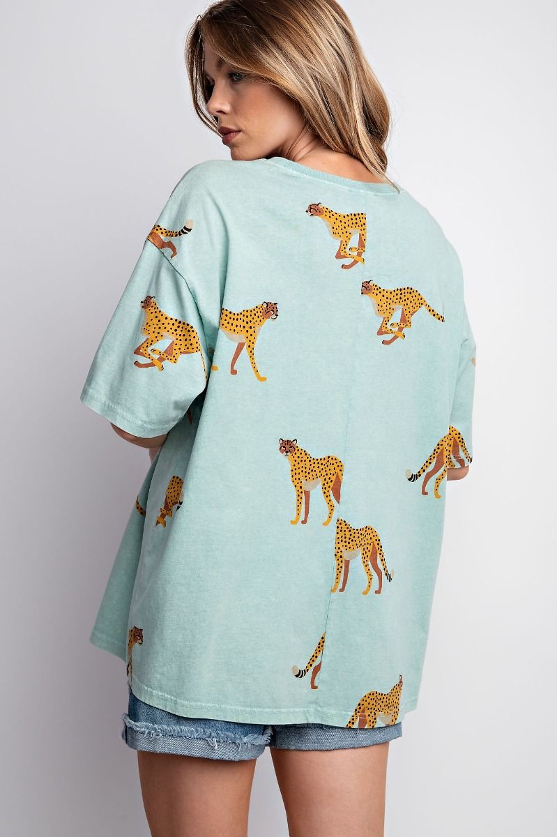 Plus Size Cheetah Tee
