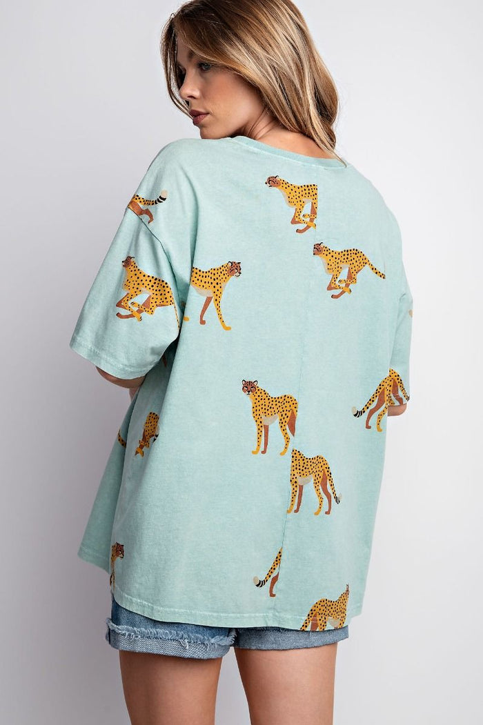Plus Size Cheetah Tee
